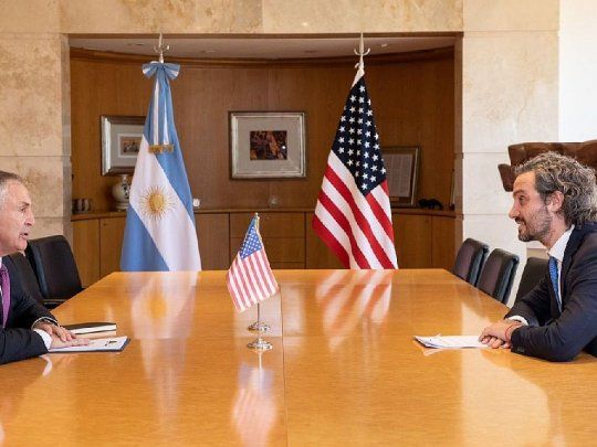 “Repasamos temas vinculados con el apoyo ante organismos multilaterales como el FMI, reveló Santiago Cafiero sobre el encuentro con Marc Stanley.