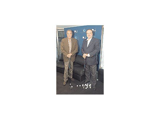 Carlos Avila y Carlos Prátola, CEO de DirecTV Argentina.