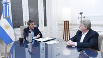 Massa y el gobernador de La Pampa, Sergio Ziliotto.&nbsp;