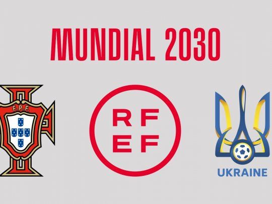 Copa para tres. España y Portugal agregaron a Ucrania como candidato a organizar en conjunto el Mundial 2030.