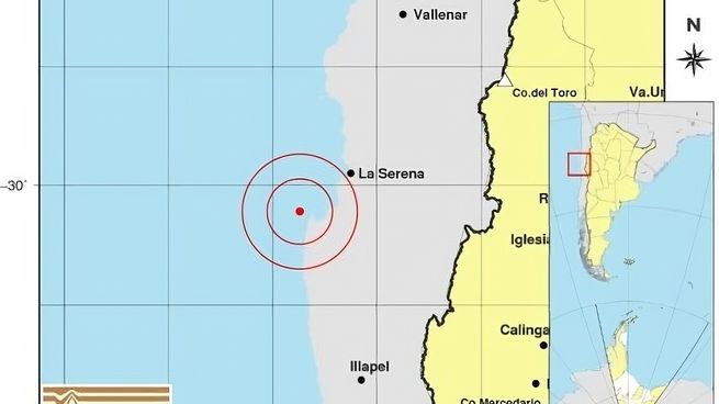 Sismo en Chile se sintió en San Juan y Mendoza.&nbsp;