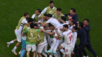 Por la clasificación. Irán le ganó a Gales y definirá con EEUU el pase a los octavos de final.