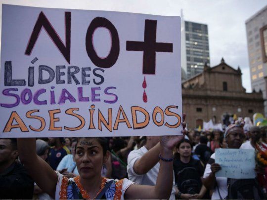 En lo que va del año fueron asesinados 84 líderes sociales en Colombia.