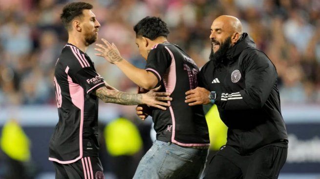 El guardaespaldas de Lionel Messi tuvo que intervenir en 16 invasiones desde su llegada a Miami.