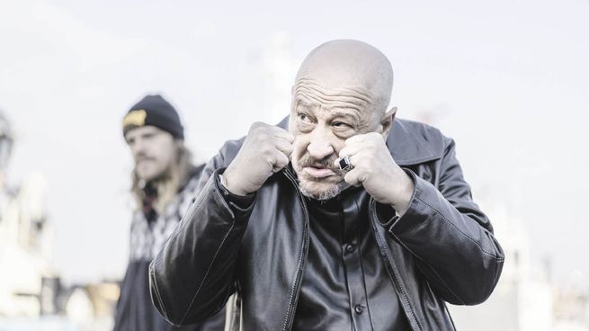 Daniel Aráoz. Arreglar peleas es su oficio en el film “Franklin”.