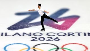 Donovan Carrillo en la pista de Milano Cortina 2026. Donovan Carrillo en la pista de Milano Cortina 2026.