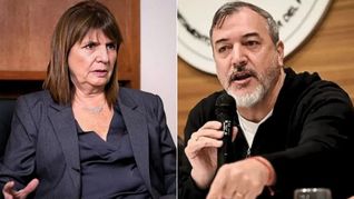 Patricia Bullrich y Rodolfo Aguiar. Patricia Bullrich y Rodolfo Aguiar.