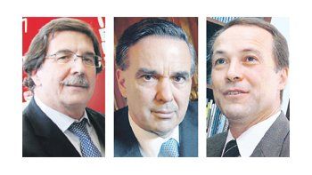 Alberto Sileoni, Miguel Pichetto, Rubén Giustiniani
