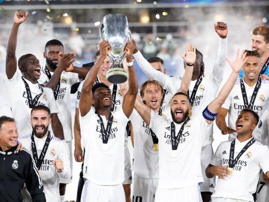 Una sana costumbre. Real Madrid ganó la Supercopa Europea y volvió a gritar campeón.