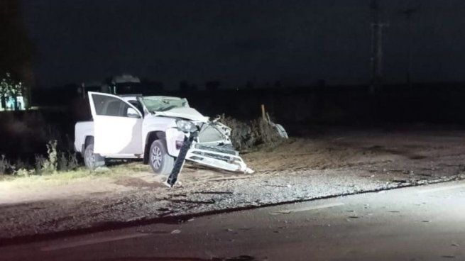 El intendente de General Pino sufrió un accidente este jueves. 