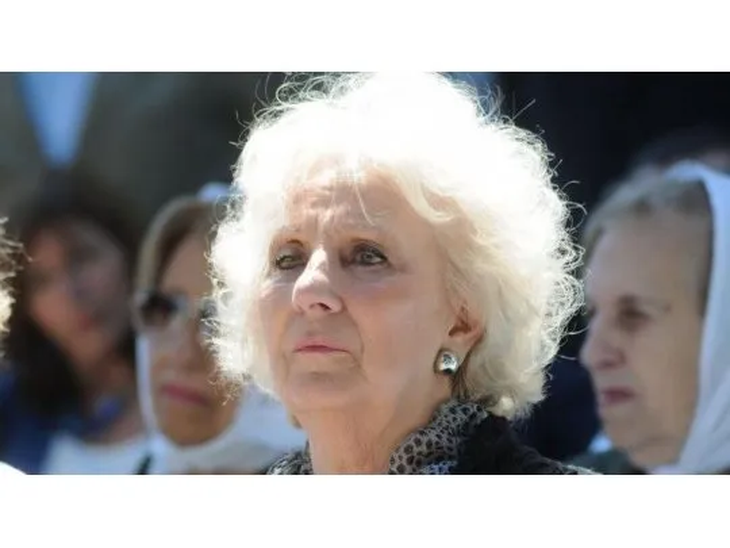 Estela de Carlotto, de 93 años, estuvo presente durante el acto del 24 de marzo. Estela de Carlotto, de 93 años, estuvo presente durante el acto del 24 de marzo.