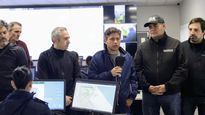 Axel Kicillof dio una conferencia con miembros de su Gabinete.
