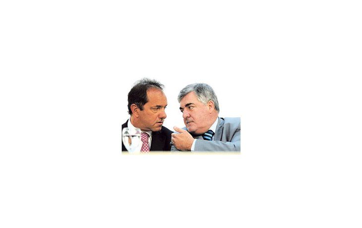 El gobernador bonaerense y su par de Chubut, dos figuras gravitantes en el armado futuro de un nuevo espacio dentro del peronismo.