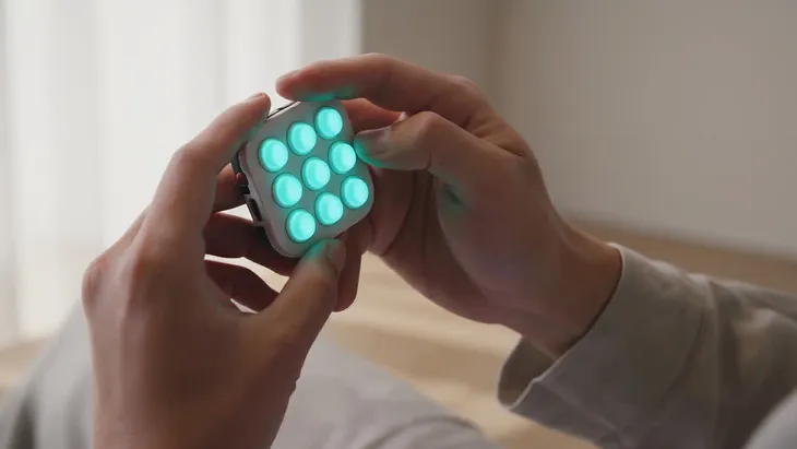 Juegos de 60 segundos y botones físicos: una pausa simple para millones que buscan descansar la mente sin otra pantalla encima.