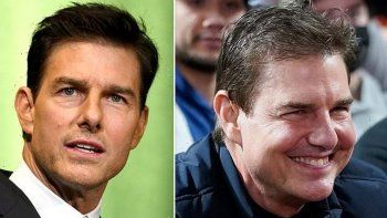 tom cruise fue a ver un juego de beisbol y sorprendio con su cara nueva