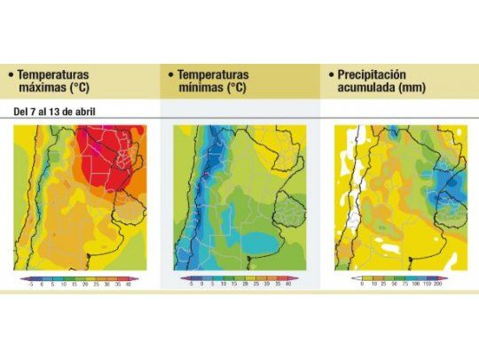 Lluvias, y luego baja la temperatura