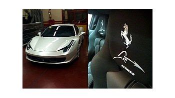 La Ferrari 458 Italia de Alonso.