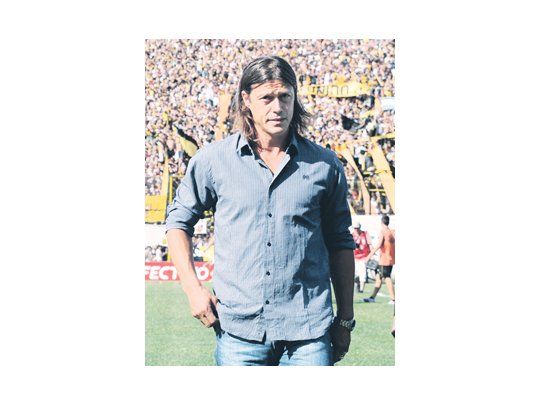 El técnico de River evaluó la primera rueda en el Nacional B. Si bien dijo que el equipo necesita mejorar, confía en sus jugadores.