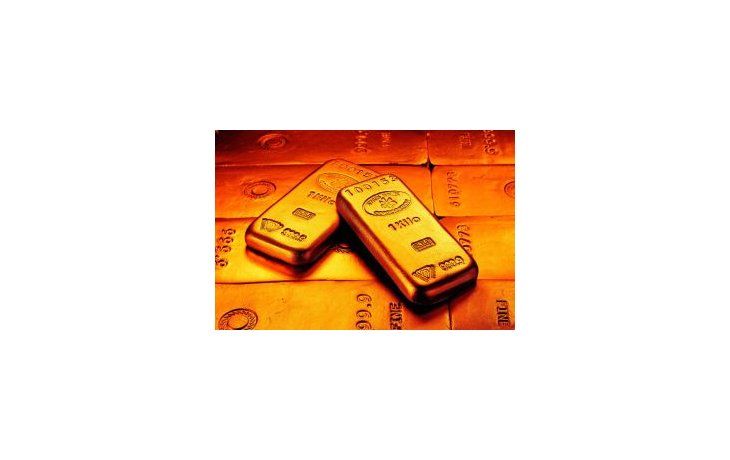 El oro retrocedió 0,4% a u$s 1.070,80