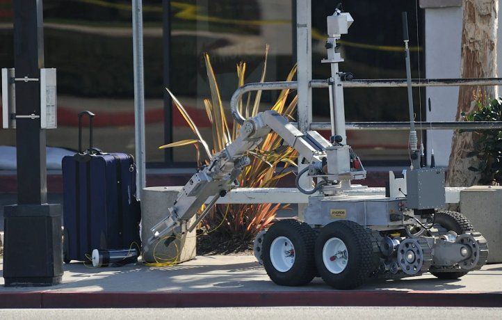 Robots utilizados para desarmar bombas en San Francisco.