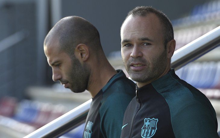 Javier Mascherano y Andrés Iniesta forjaron una buena amistad durante sus pasos por Barcelona.