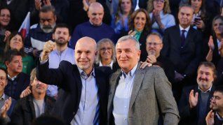 Horacio Rodríguez Larreta junto a Gerardo Morales.&nbsp;