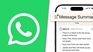 La herramienta permitirá generar resúmenes automáticos de múltiples conversaciones no leídas.