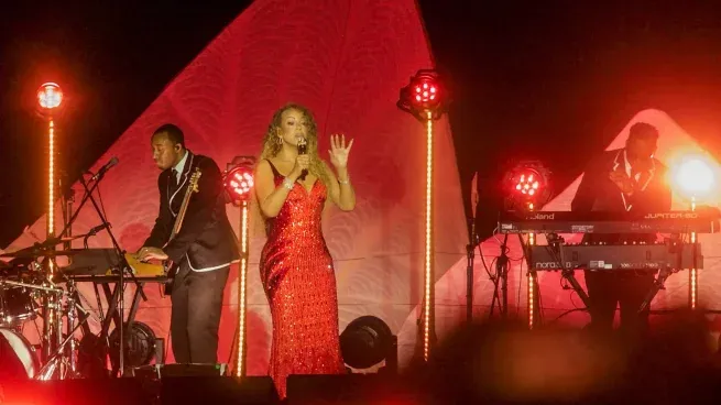 Carey deslumbró con su presencia en Brasil.