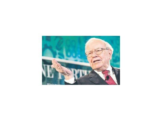 Buffet tiene ahora sólo u$s 65.500 M