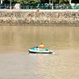 Fue descubierto por personal de la Prefectura Naval Argentina (PNA). Fue descubierto por personal de la Prefectura Naval Argentina (PNA).