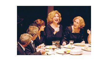 On stage