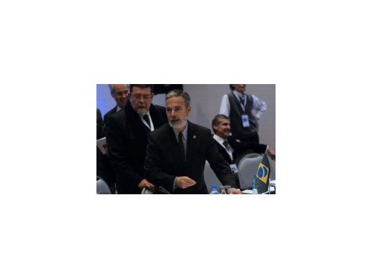 El canciller brasileño, Antonio Patriota.