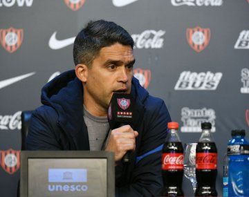 Matías Caruzzo brindó su primera conferencia de prensa como Mánager de San Lorenzo.