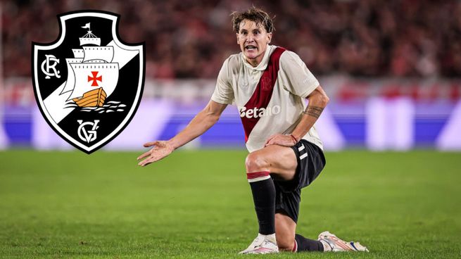 Facundo Colidio cerca de irse de River: su nuevo destino sería el Vasco Da Gama de Brasil.