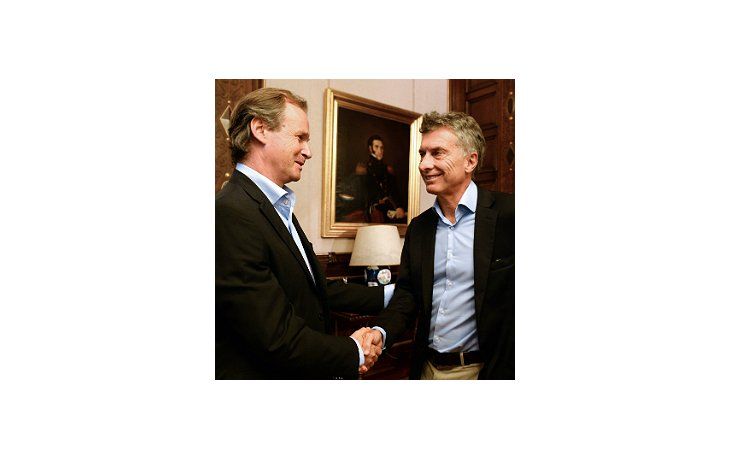 Gustavo Bordet y Mauricio Macri.