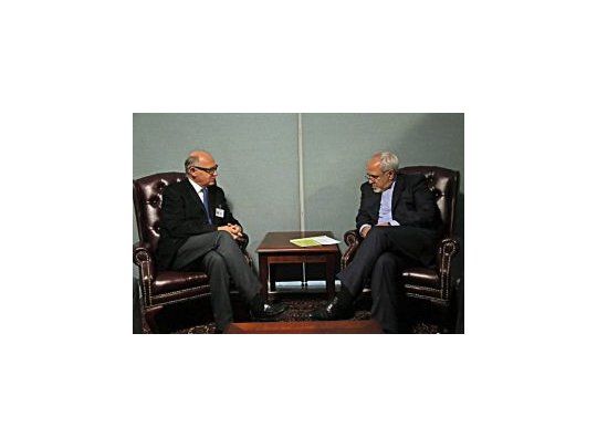 El canciller Héctor Timerman se reunió en Nueva York con su par iraní, Javad Zarif.