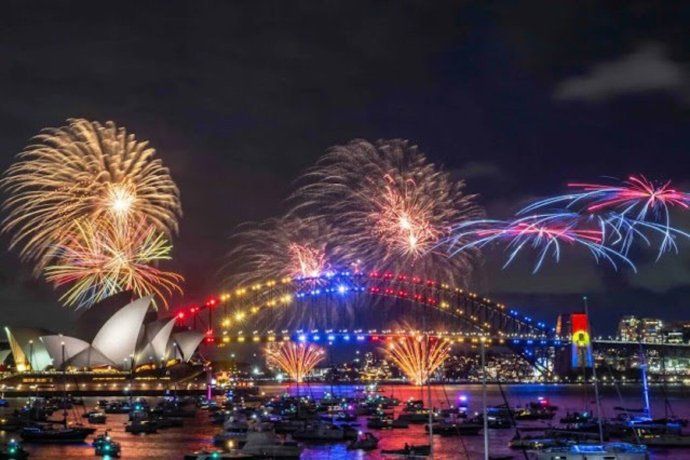 Sydney es de los primeros lugares en recibir el Año Nuevo.