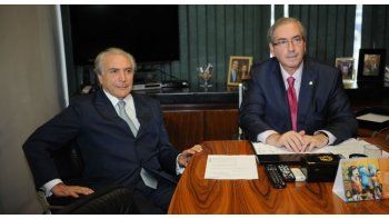 ámbito.com | Michel Temer junto a Eduardo Cunha.