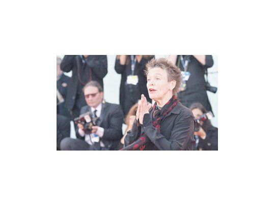 Laurie Anderson presentó en Venecia “Corazón de perro”, homenaje a Lou Reed
