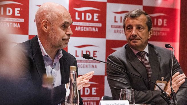 Horacio Rodríguez Larreta y Rodolfo de Felipe.