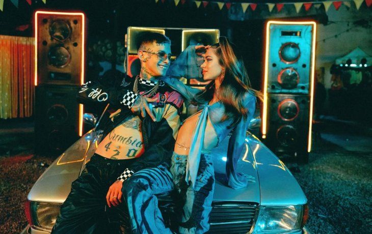 Tini y L-Gante presentaron su nueva canción, Bar