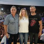 Sebastián Pareja, Karina Milei y Martín Menem. Sebastián Pareja, Karina Milei y Martín Menem.