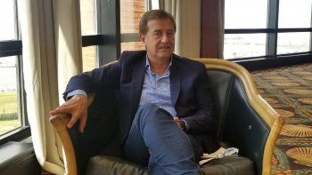 El gobernador electo de Mendoza, Rodolfo Suarez en Mar del Plata.&nbsp;