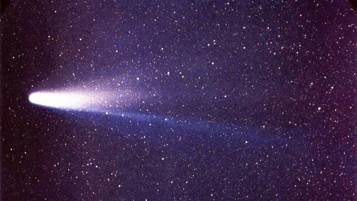 La cola del cometa Halley brindará un espectaculo en el cielo.