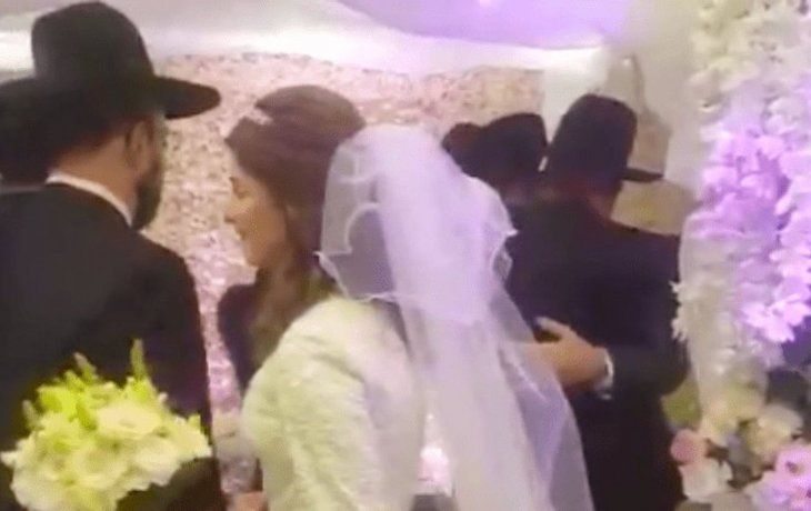 Entre los eventos clandestinos durante la cuarentena se celebró una boda judía ortodoxa.