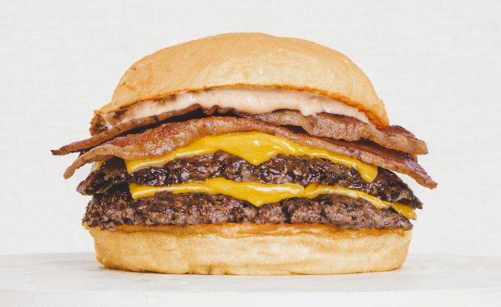 Ender's highlights include the Stacked Bacon, a patty of smashed beef, cheddar, bacon, stacked sauce and potato bread. Ender's highlights include the Stacked Bacon, a patty of smashed beef, cheddar, bacon, stacked sauce and potato bread.