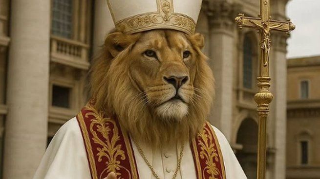 El Presidente leyó como un mensaje divino la elección del nombre León del nuevo Papa.