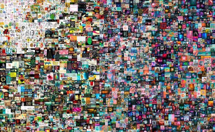 La obra "Everydays: The First 5000 Days" es una colección de dibujos y animaciones realizados diariamente durante 5.000 días consecutivos (unos 13 años) por Mike Winkelmann, el nombre real de Beeple.