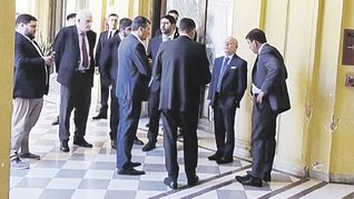 Recorrida. Faurie mantuvo reuniones con áreas del Gobierno, entre ellas Casa Militar y Ceremonial.