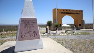 La hacienda de Guadalupe, en el estado de Coahuila donde en 1913 se proclama el Plan de Guadalupe. La hacienda de Guadalupe, en el estado de Coahuila donde en 1913 se proclama el Plan de Guadalupe.